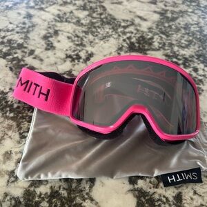 SMITH Vibrant Pink Snow Goggles
